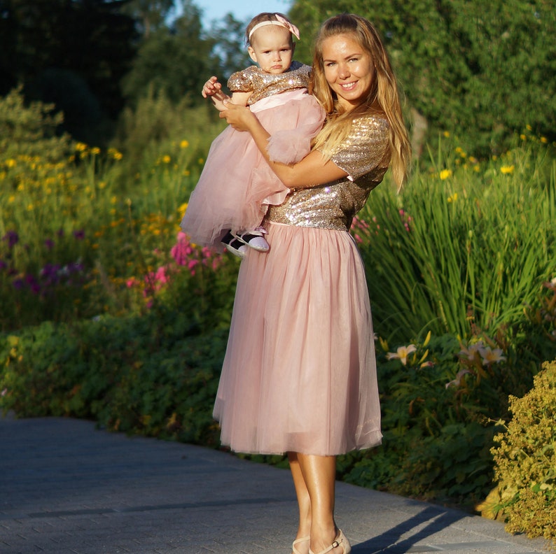 mom and daughter matching tutu outfits