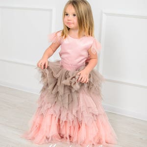 Birthday Dress 1 Year Old Flower Girl Dress Pink Tutu Dress - Etsy
