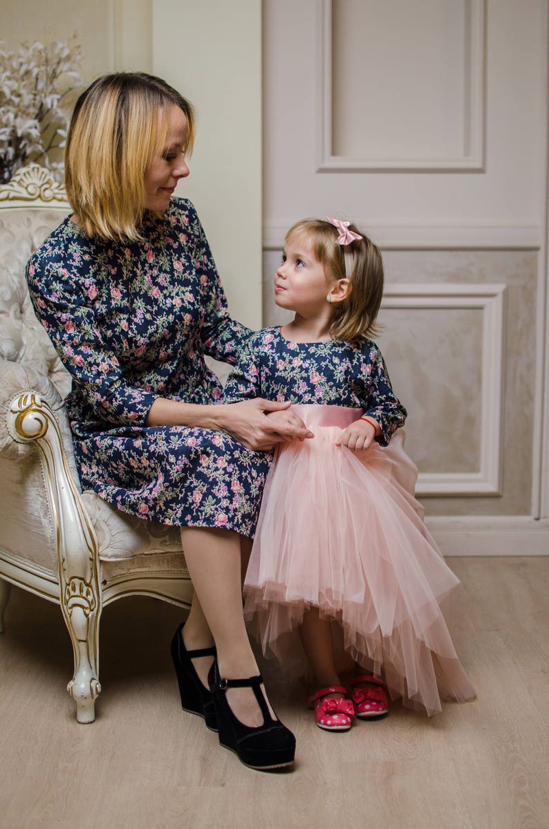 Mother Daughter Matching Dresses, Mommy And Me Spring Dress, Matching Mom And Baby Dress, Spring Photoshoot, Wedding Guest Dress, Formal image 6