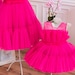 Hot Pink Matching Dresses Mommy and Me Dress Birthday Tutu - Etsy