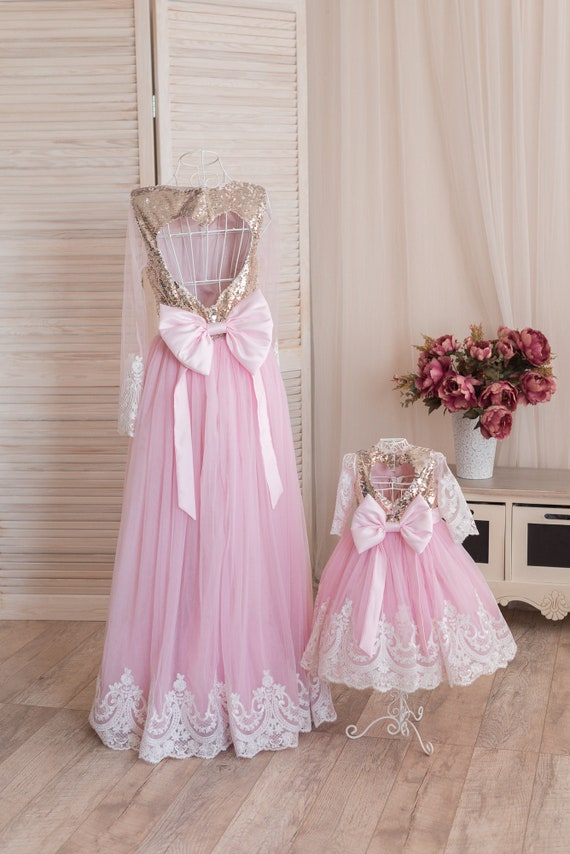 Mommy and me princess dresses top