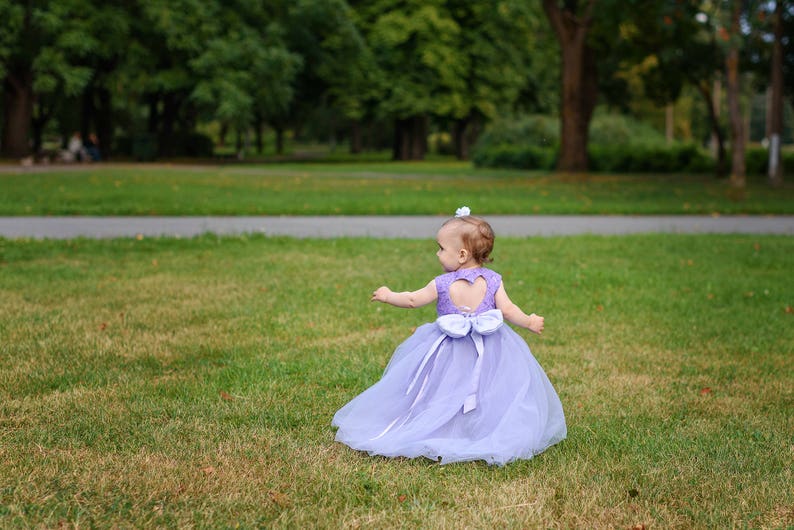 1st Birthday Girl Outfit, Flower Girl Dress, Baby Flower Girl Dress, Baby Tutu Dress, Baby Dress Lace, Girls Lace Dress, Princess Dress image 1