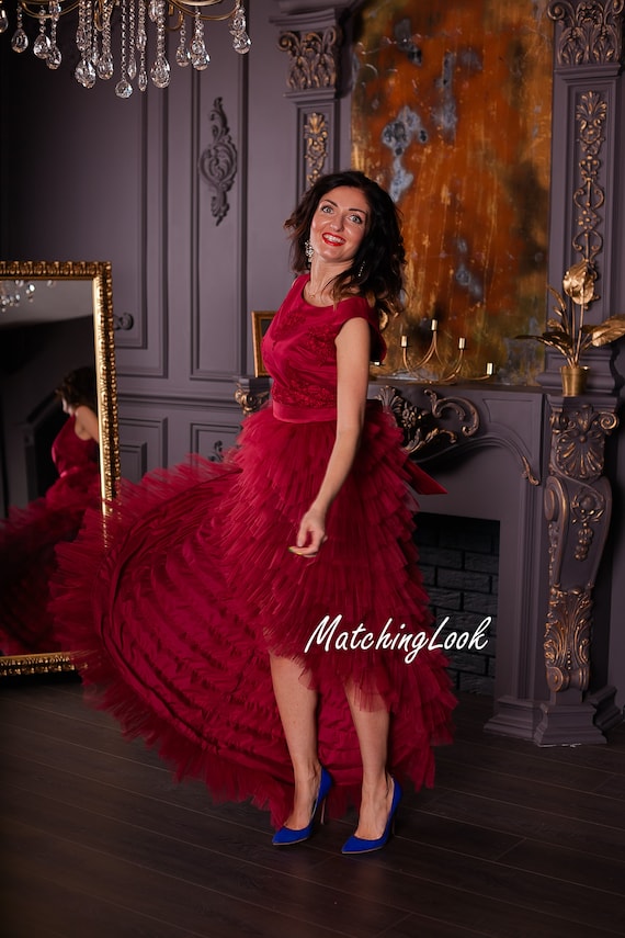 black and red polka dot dress Boop! Polka Dot Bombshell Midaxi Mesh Dress – bebe