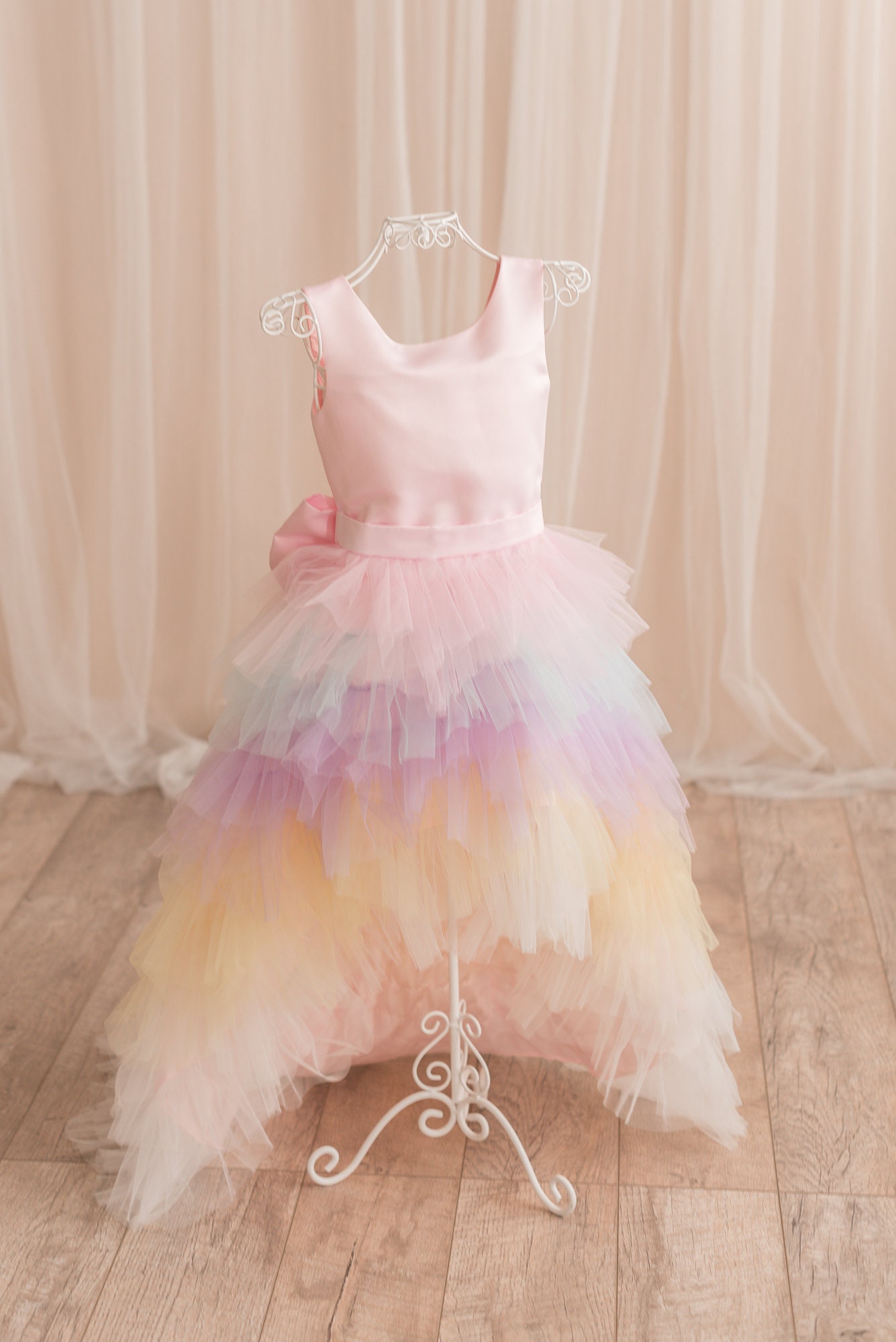 Rainbow Unicorn Jersey Dress