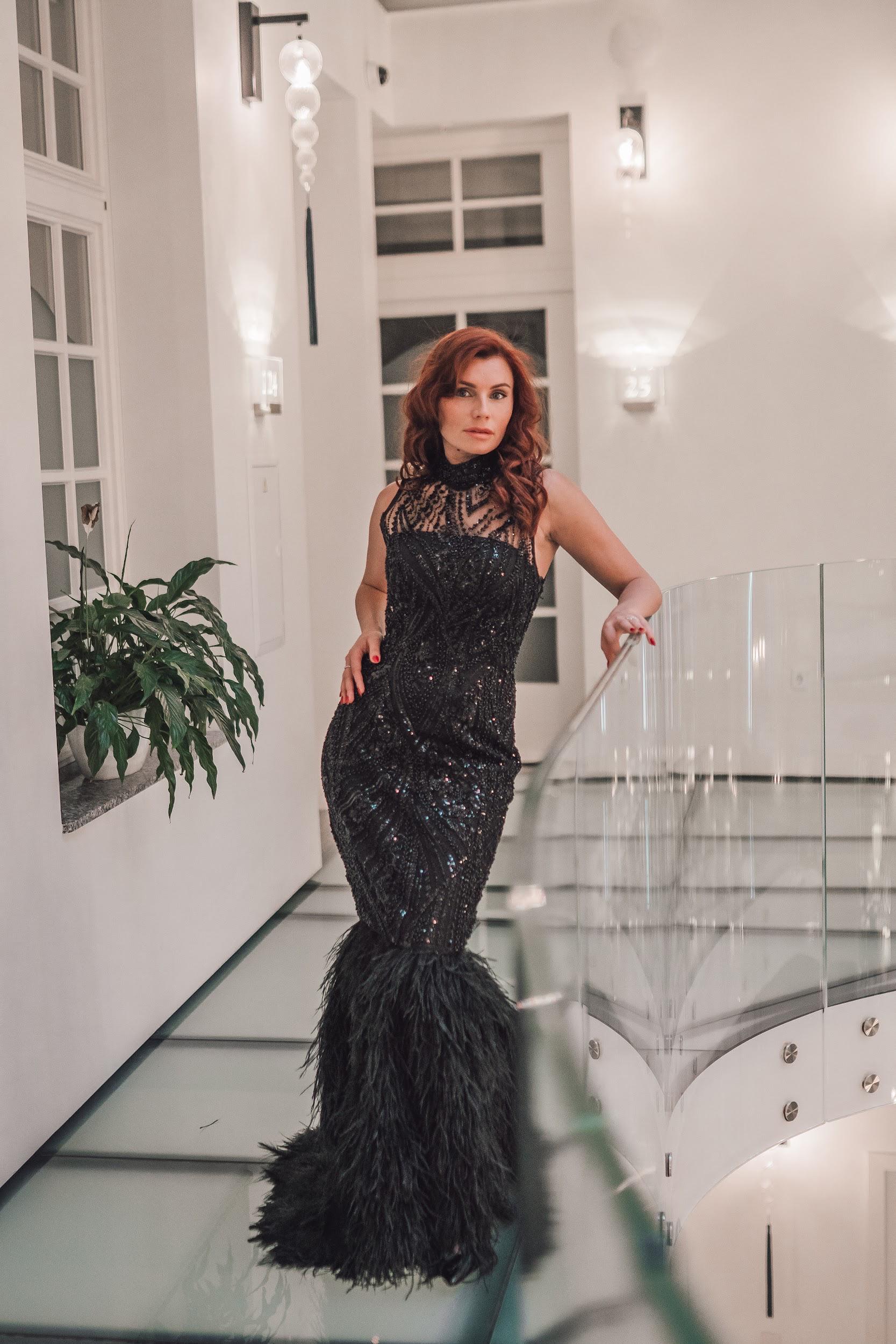 black prom dress with ruffles Sequin Tulle Mermaid Long – Ohmollydress color_Blue Size:US L How to Style Brown As soon as you
