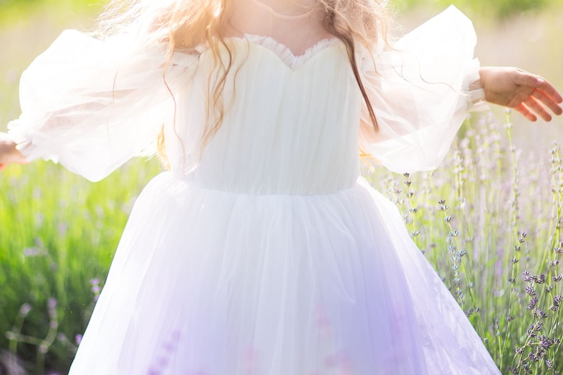 White Tulle One Shoulder High low Mommy and Me Matching Gowns MGD181 main image 0