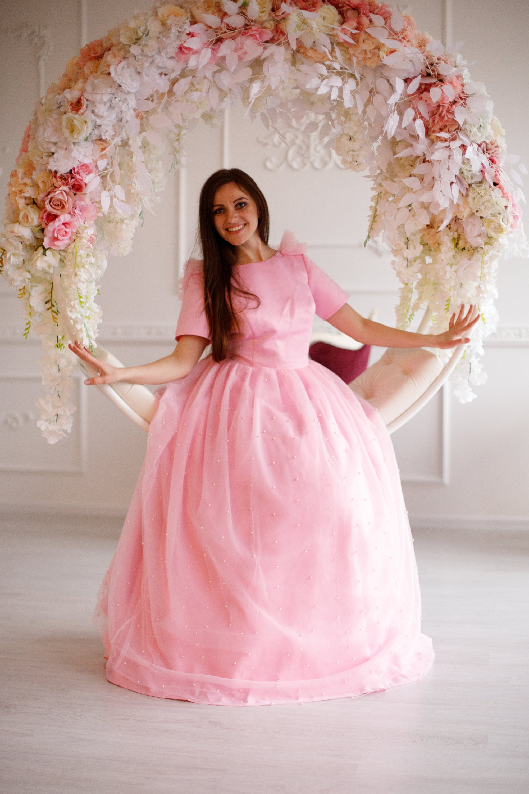 Uhr Mom dress pink 5-6Y ワンピース Uhr Mom dress pink 5-6Y