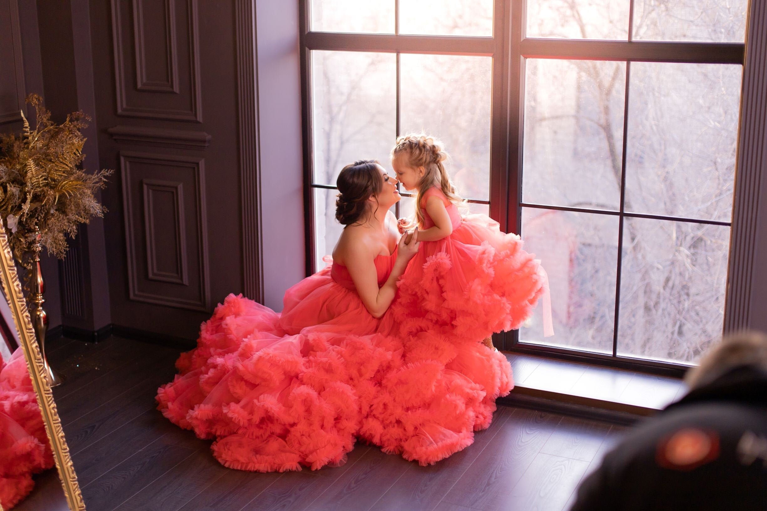 Mother Daughter Matching Dress Maternity Etsy Ireland