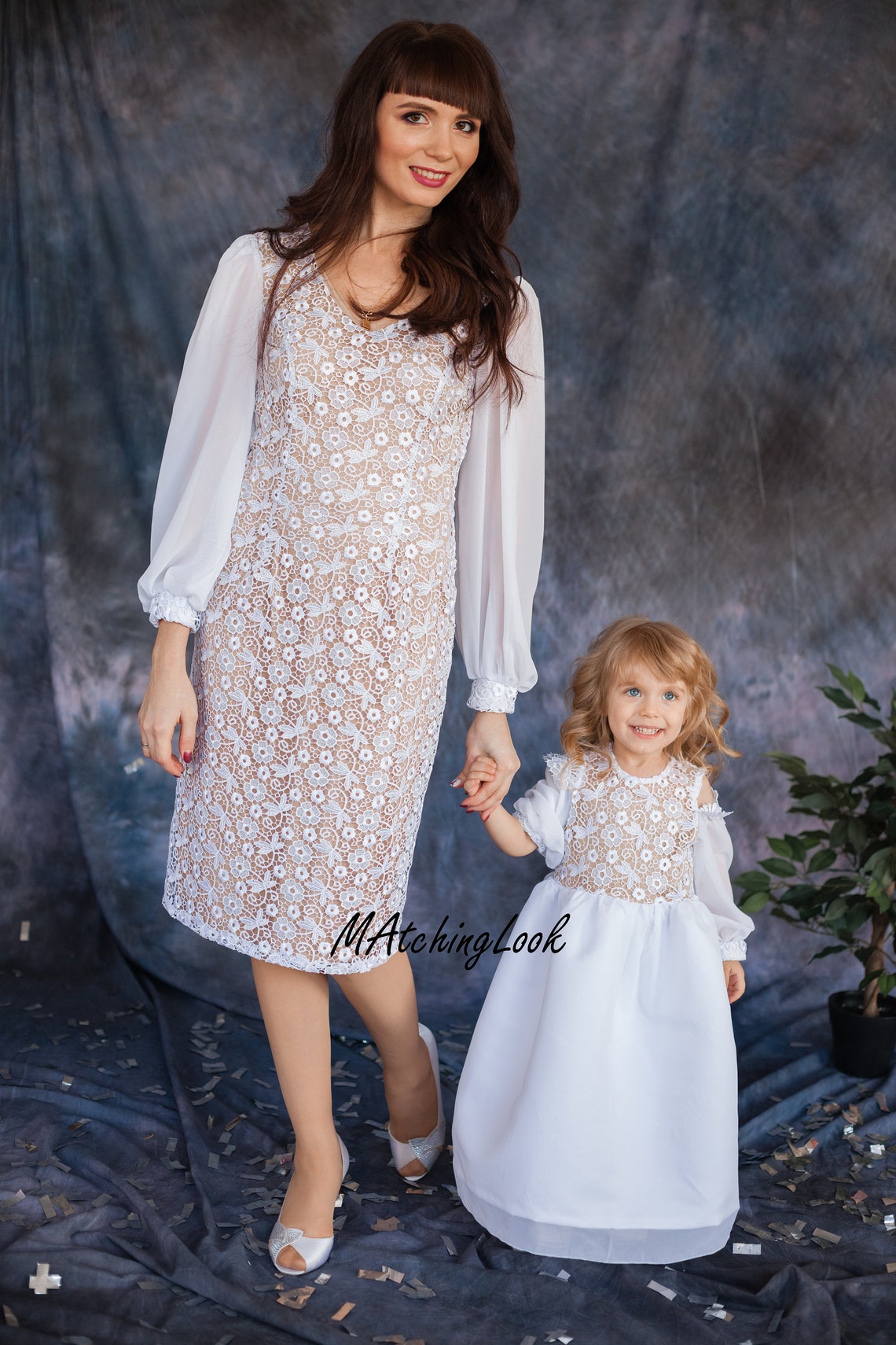 Baptism Mommy and Me Outfits Mother Daughter Matching Etsy