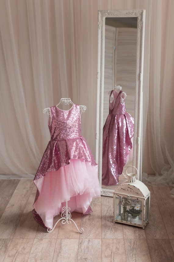 Matchinglook Hot Pink Dress Baby Dress Pageant Dress Tulle Dress Flower Girl Dress Birthday Dress Toddler Dress Hot Pink Wedding Dress Girl Tutu Dress