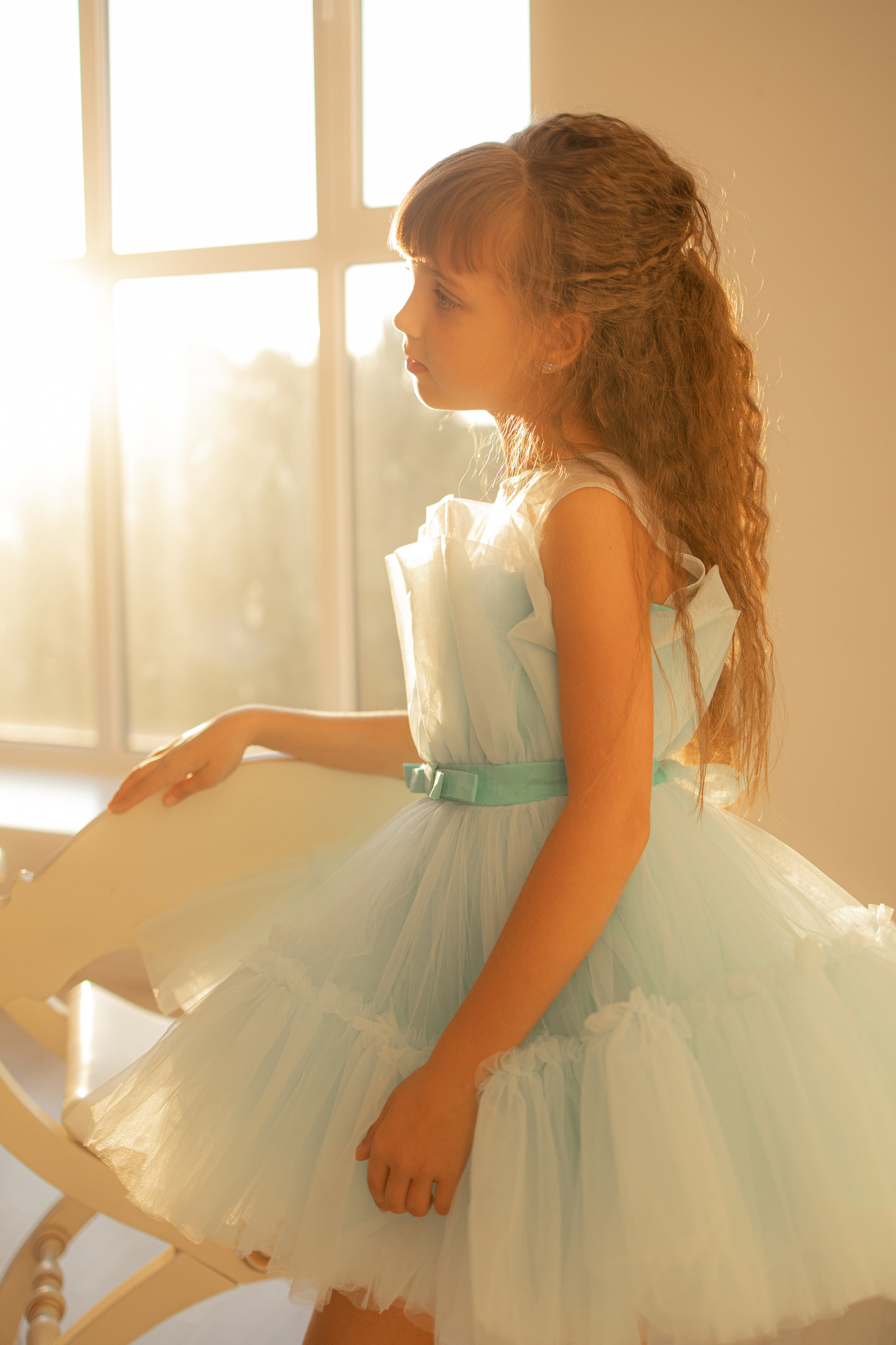 Baby Blue Tulle Dress, Junior Bridesmaid Dress, Kids Formal Baby Blue Tulle Dress, Junior Bridesmaid Dress, Kids Formal