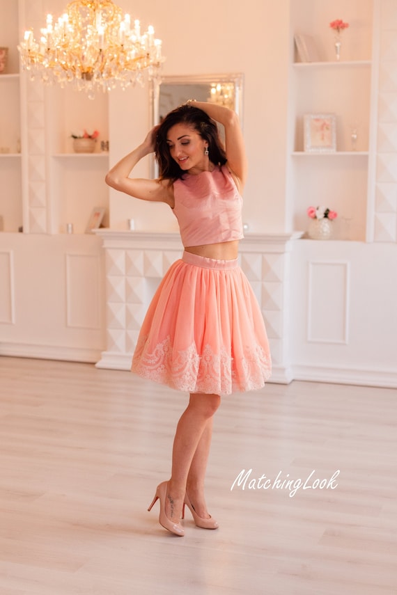 Cocktail skirt and top sale
