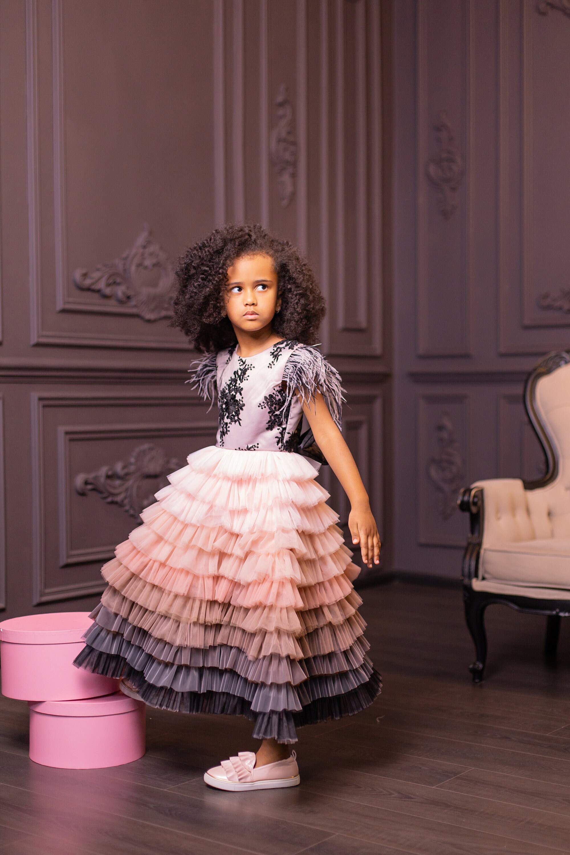 Gaun dress for little girl hot sale