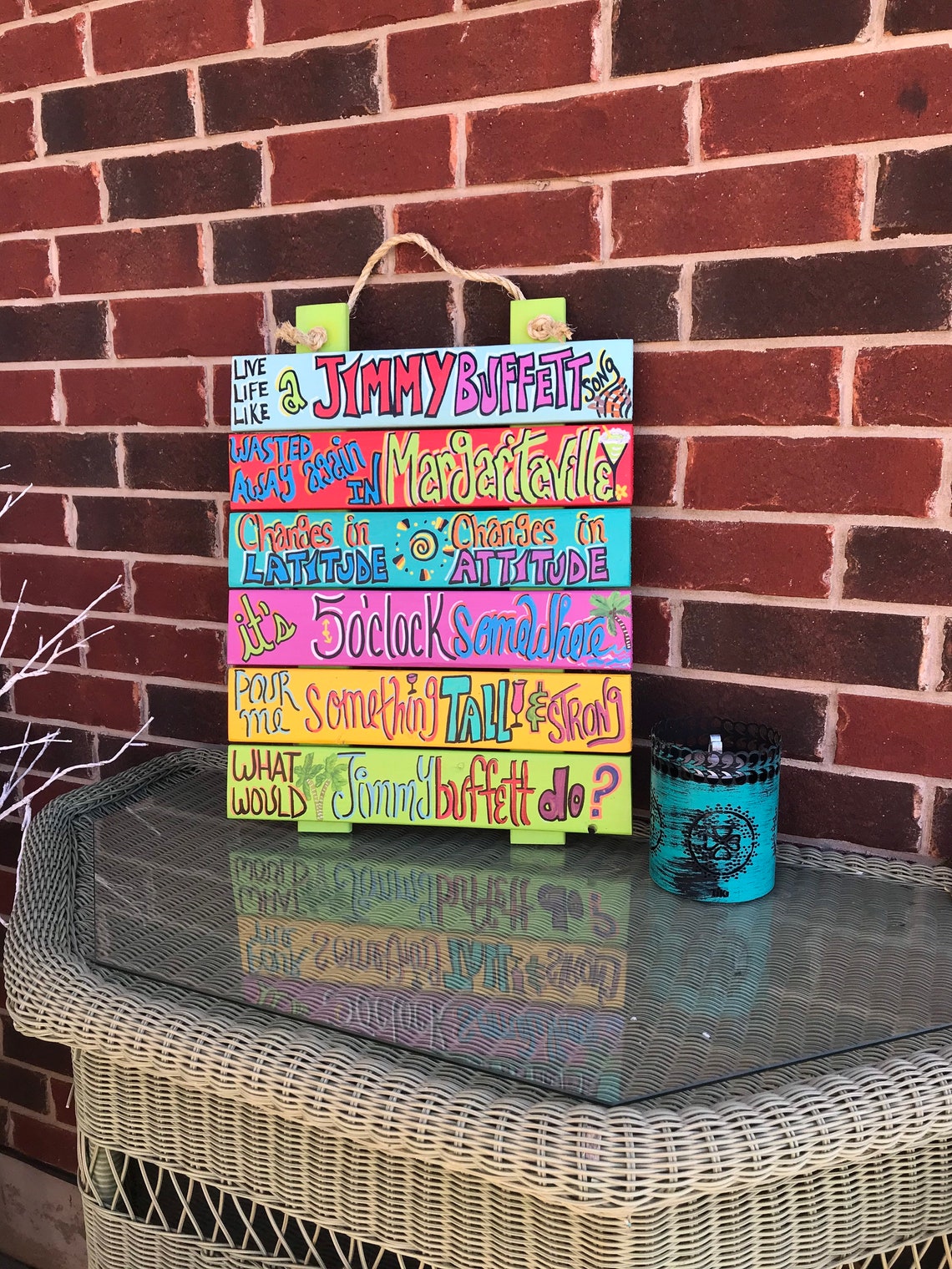 Live Life Like a Jimmy Buffett Song Sign / Outdoor Bar Sign / Etsy