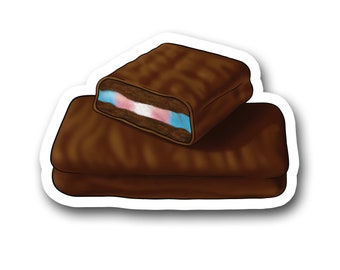 Transgender Timtam Vinyl Sticker