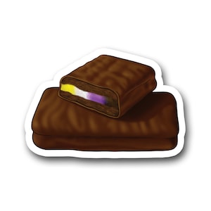 Niet-binaire vinylsticker timtam