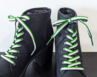 Aromantic Pride Shoelaces