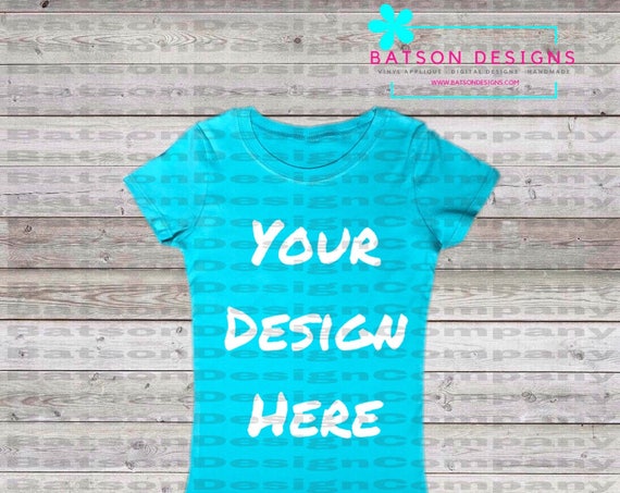 Mockup Shirt Instant Download Clothing Top Blue Green Mockup Shirt Instant Download Clothing Top Blue Green