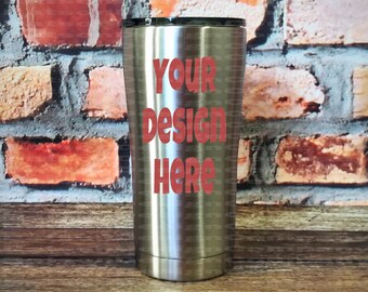 Download Free Stainless Steel Insulated Tumbler Mockup Instant Download Mock Up Silver Mug Cup Brick And Wood Back Download Jpeg File Commercial Use Download Free Premium Psd Mockups PSD Mockup Template