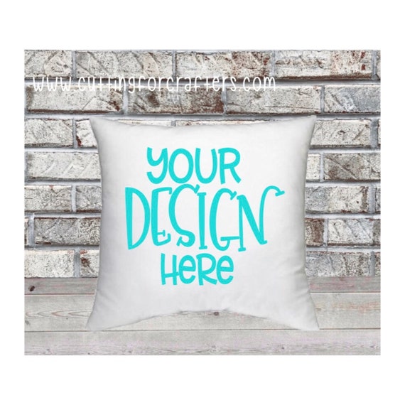 White Pillow Mockup Instant Download Mockup Pillow Cover