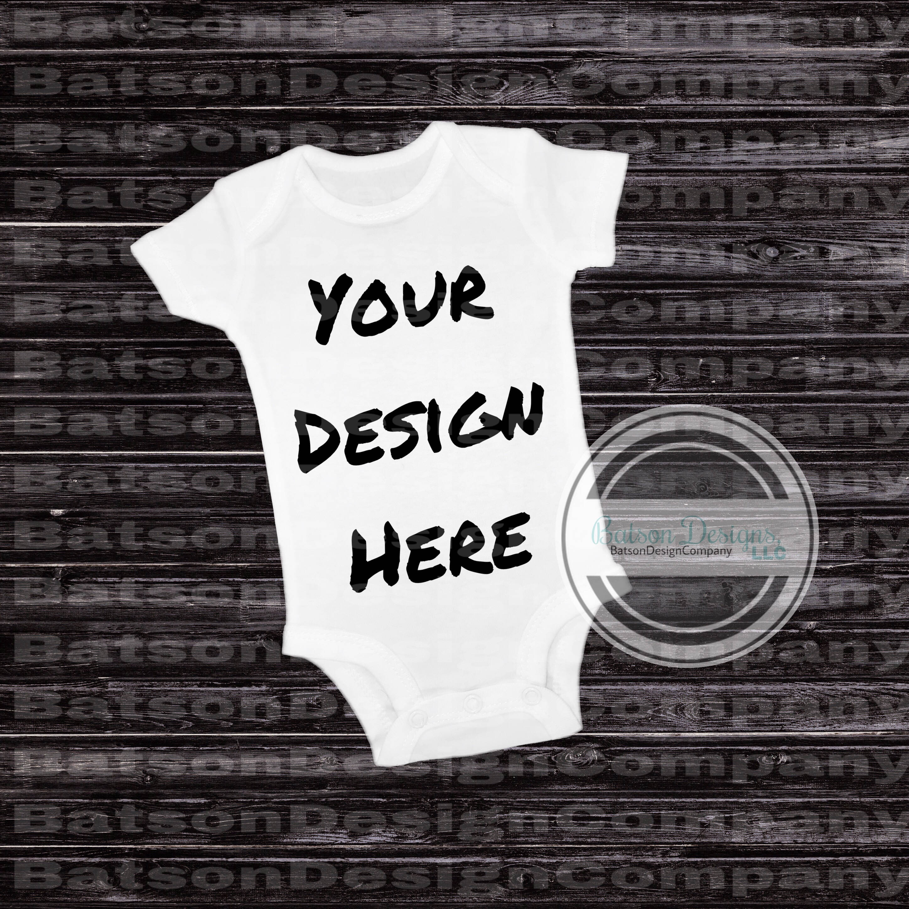 White One Piece Bodysuit Mock Up Instant Download Baby Etsy