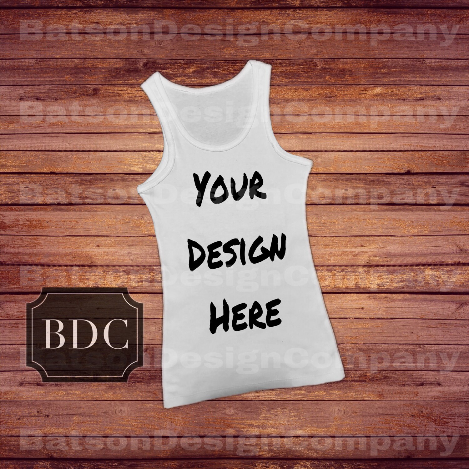 Download Sleeveless white tank top Mockup Instant Download Ladies ...