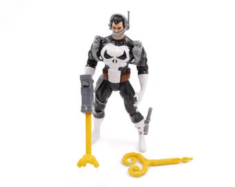 The Punisher Vintage 1995 ToyBiz Action Figure - Spider-Man The Animated Series - Complete with Accessories