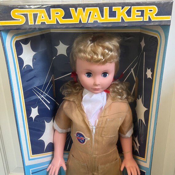 Vintage 1978 Star Walker Life Size Walking Doll - 30 Inch