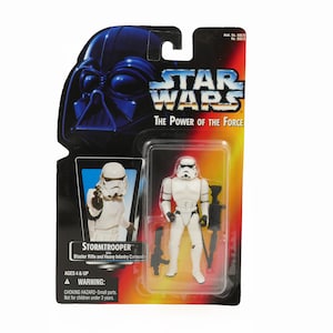 1995 Kenner Star Wars Power of the Force Stormtrooper Action Figure - New on Card