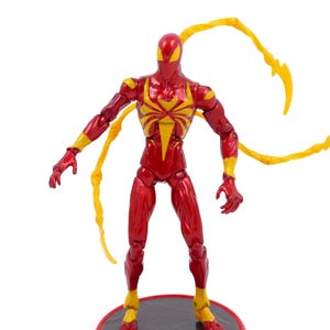 Iron Spider-Man Action Figure - Hasbro Spider-Man Origins 6" Figure with Stand image 2