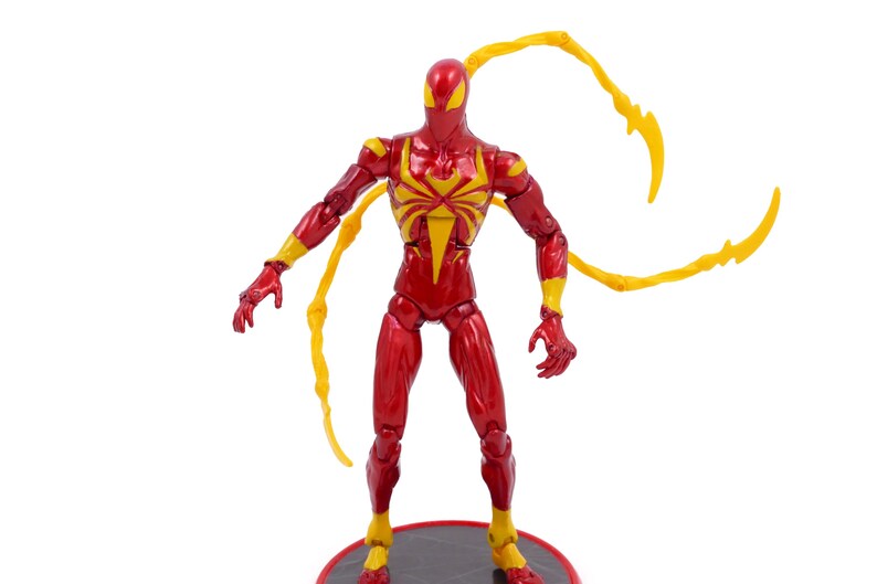 Iron Spider-Man Action Figure - Hasbro Spider-Man Origins 6" Figure with Stand image 2