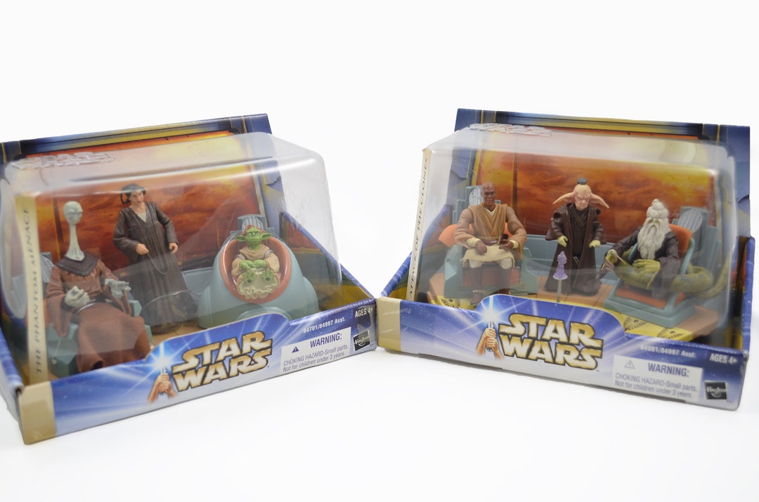 Set Figurines Star Wars Hasbro 3.75" - Jedi High Council - Attack Of The Clones