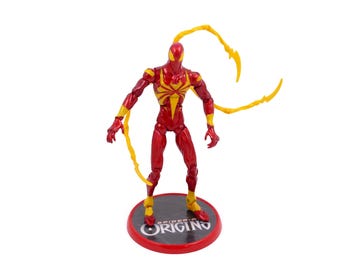 Iron Spider-Man Action Figure - Hasbro Spider-Man Origins 6" Figure with Stand