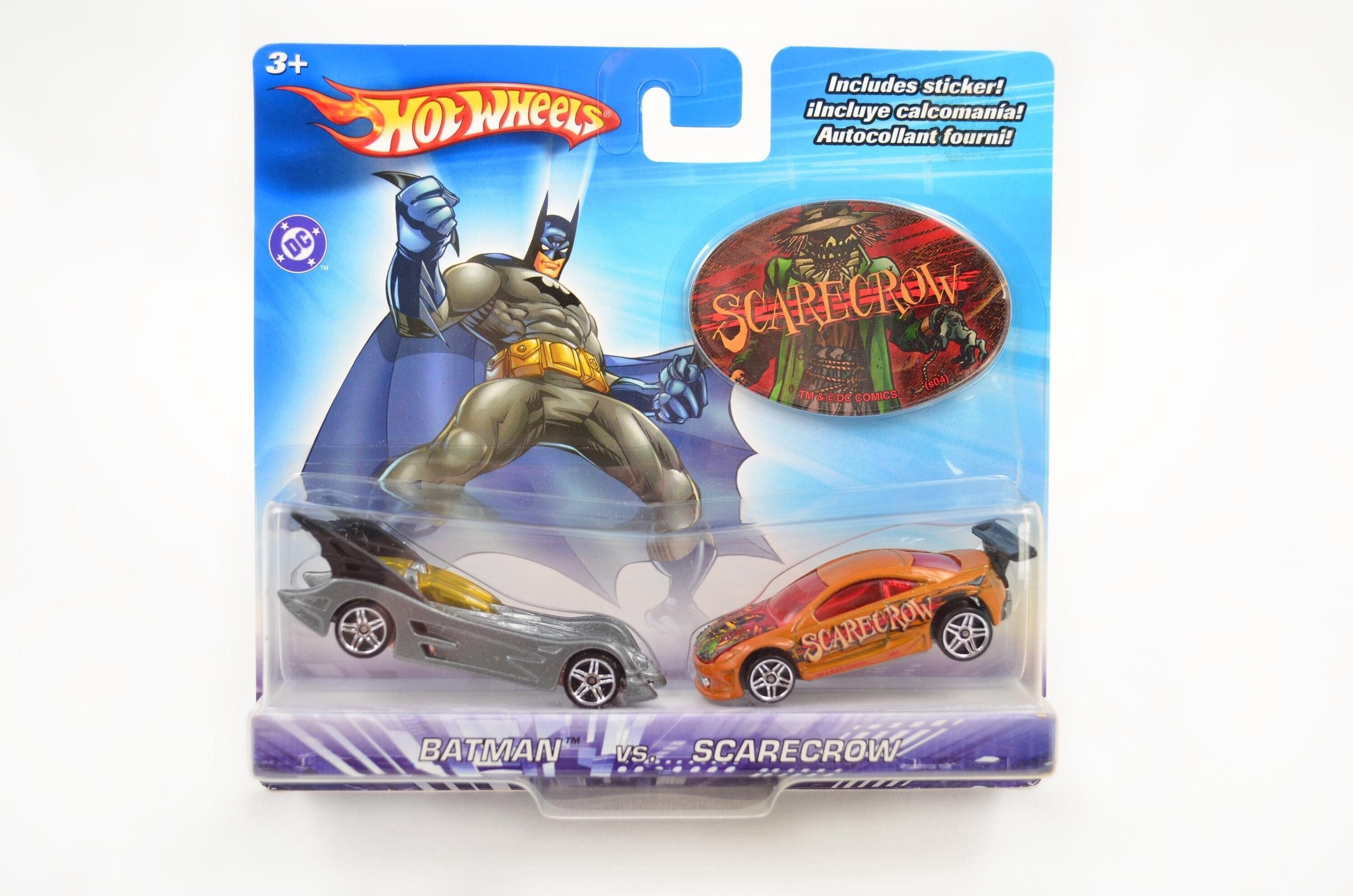 2004 Batman Vs. Scarecrow Hot Wheels 2 Pack - DC Comic Character