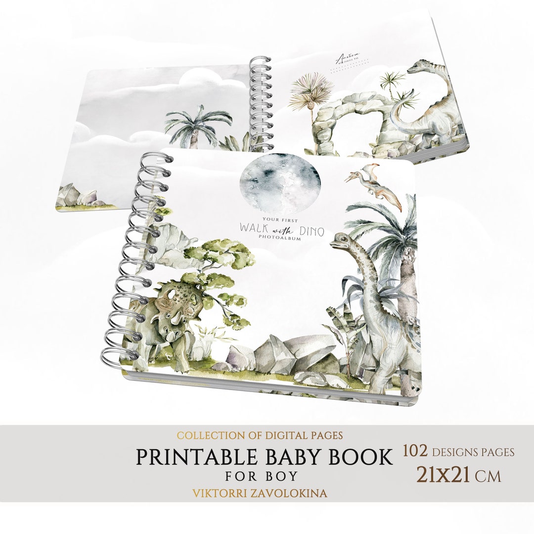 Printable Baby Memory Book Pages Baby Photo Album Scrapbook - Etsy