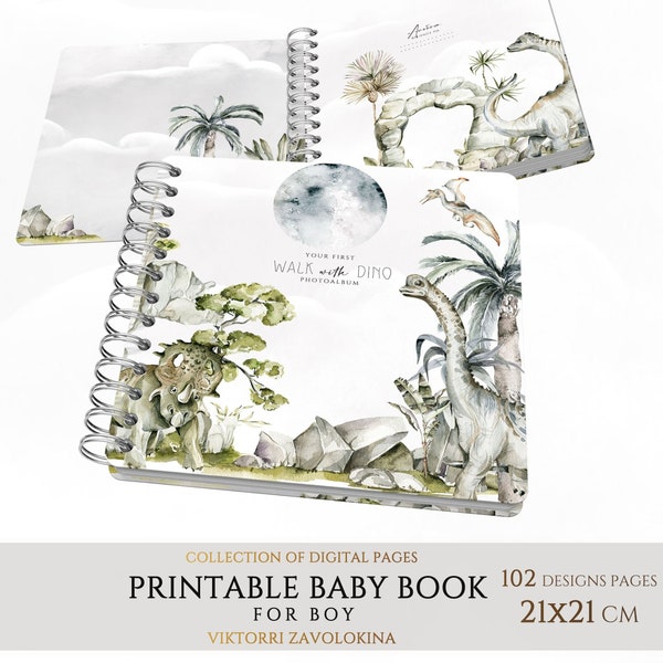 Dinosaur Photo Album Etsy