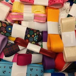 Mixed craft ribbon, cardmaking, scrapbooking. Assorted colours, widths and designs image 6