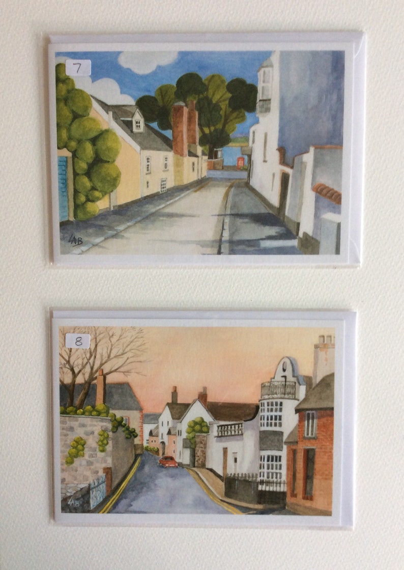 Topsham Cards, Fine Art Greetings Cards, Topsham Views, Devon, Estuary