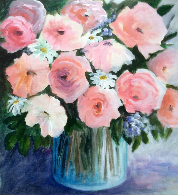 acrylic flowers