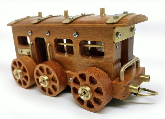 Steampunk Wooden Wagon Wooden Children Toy Eco Frendly Etsy