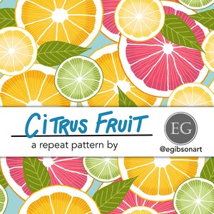 Citrusfrukter upprepade mönster