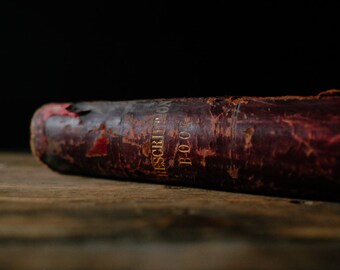 Pair of Antique Vintage Old Early 20th Century Chemist APOTHECARY Pharmacy History PRESCRIPTION BOOKS Cabinet of Curiosities