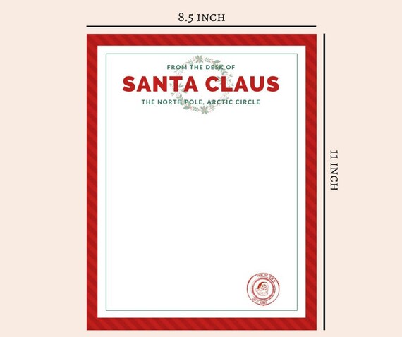 Santa Letterhead Yerat