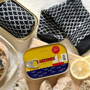 Spanische Sardine Socken | Fischkonserven Socken | Fisch Socken | Lustige und lässige Socken für Geschenk (Unisex-Größen 35-46)
