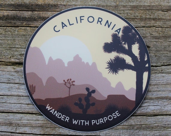 Wanderer California Sticker | Catholic Stickers for Water bottles, laptops, and cars