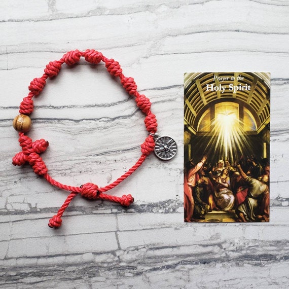 Holy Spirit Rosary Bracelet - with charm