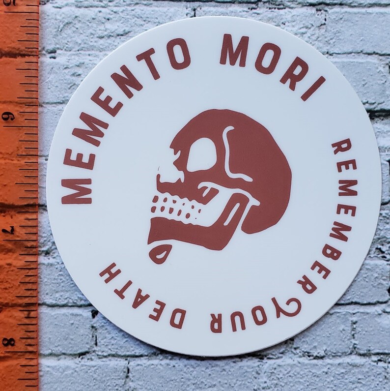 Memento Mori Catholic Stickers for Water bottles laptops Etsy