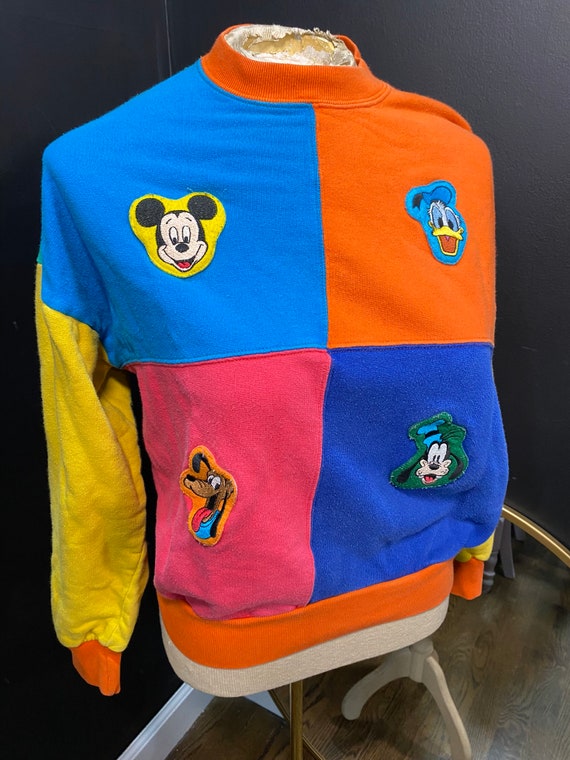 1990’s Colorblock Disney Kids Sweatshirt - Gem