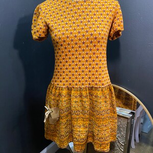 1960’s Orange Knit Dress