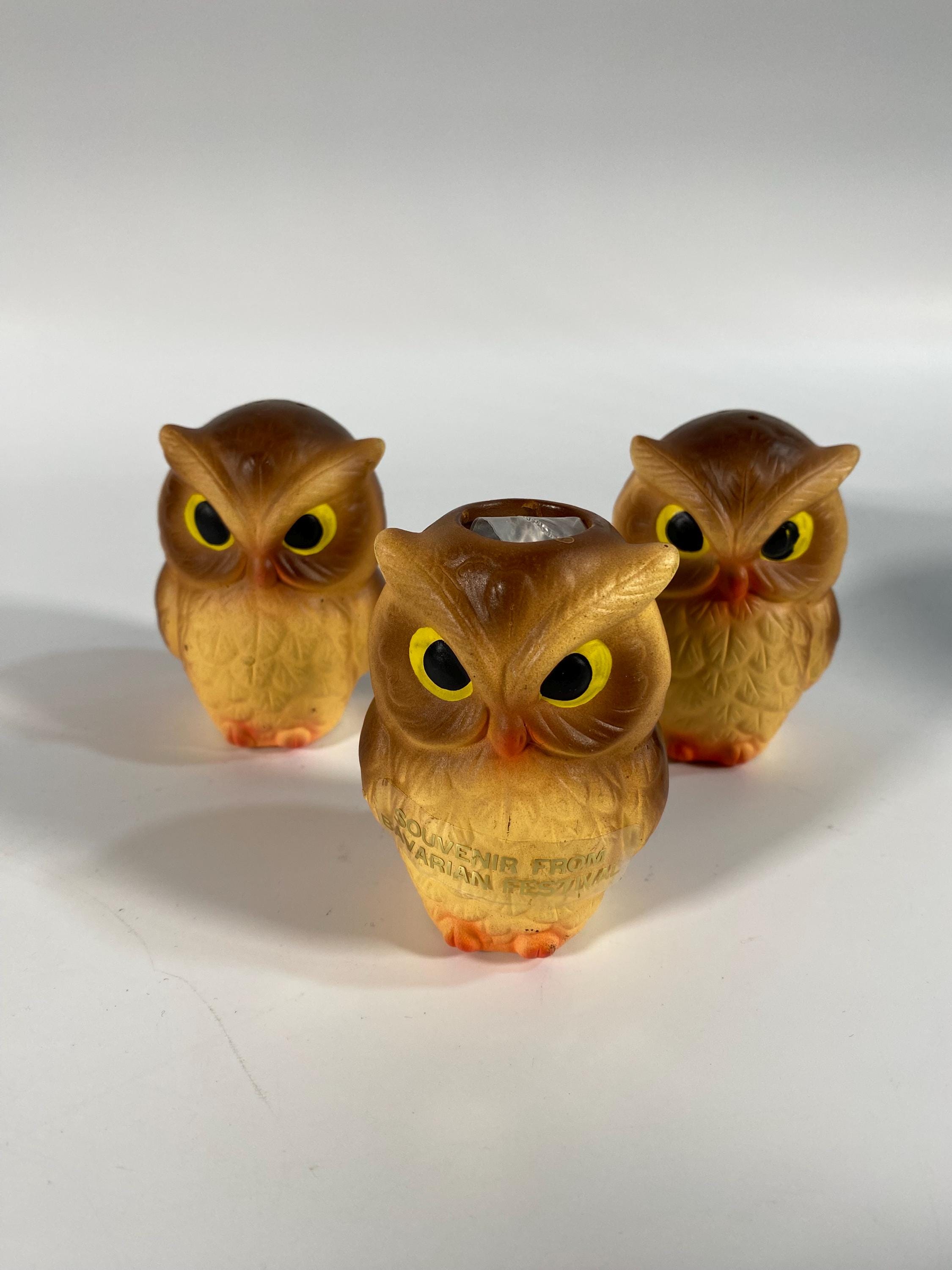 1980’s Owl Salt & Pepper Shakers and Toothpick Holder